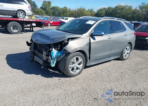 2018 Chevrolet Equinox Premier из США, поврежденный, VIN 3GNAXMEV9JS597694